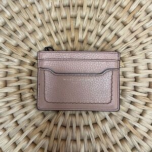 Marc Jacobs The Leather Card Case in Bow Pink